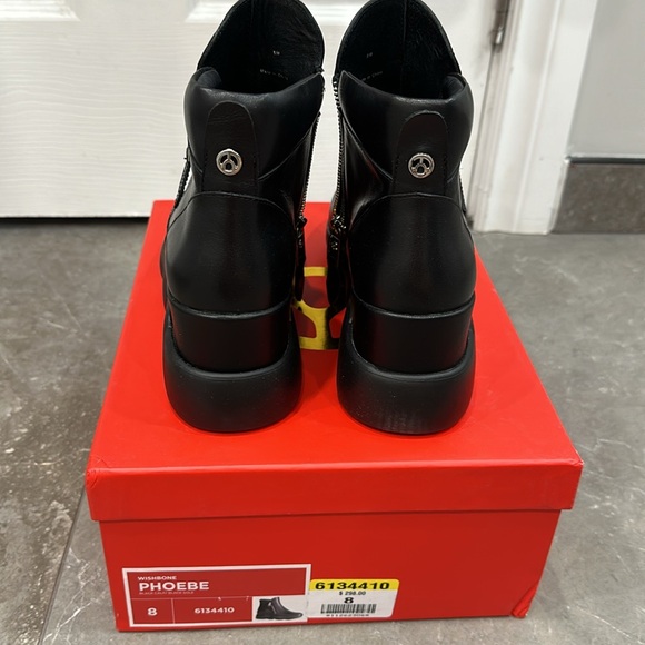 Browns Wishbone Phoebe Boot Leather Black size 8 - Picture 4 of 6